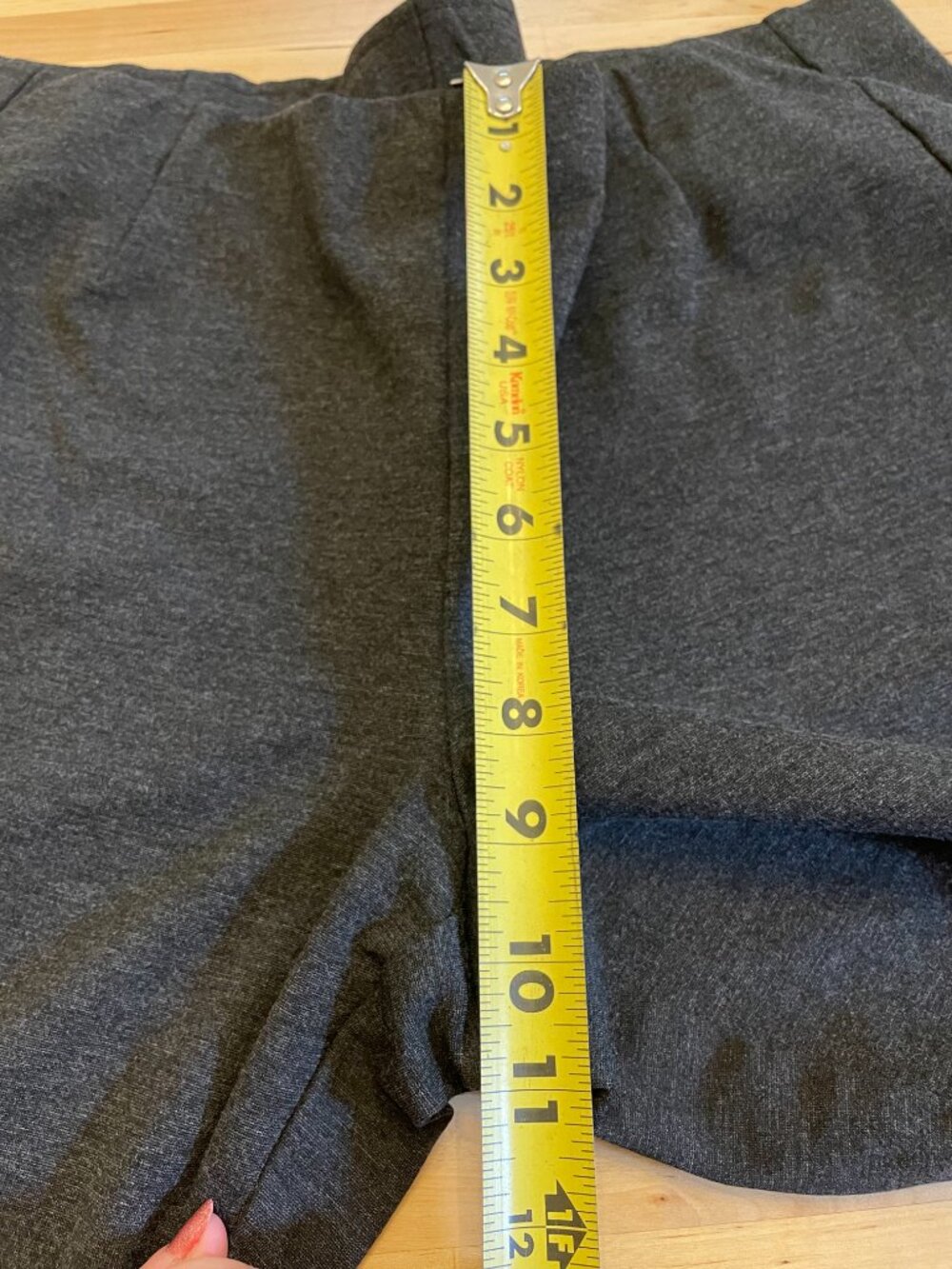 J.Jill Ponte Slim Leg Pants M Petite Gray Stretch Pull-On Travel Pant Lagenlook - Picture 9 of 10